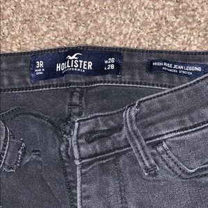 HOLLISTER Black High waisted jeans